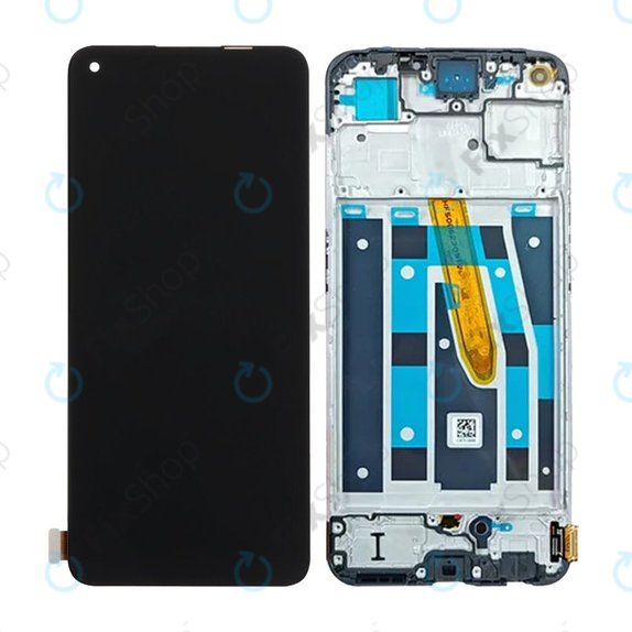 дисплей за Oppo Reno 8 T, Тъчскрийн и рамка, Black Starlight, TFT