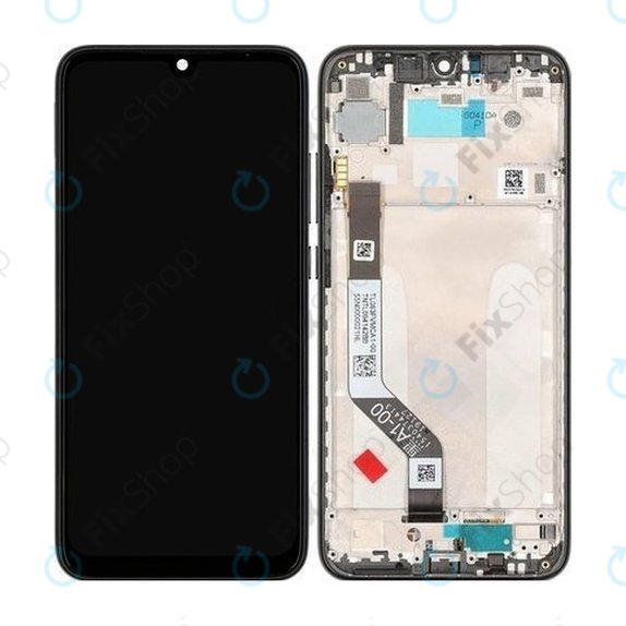 дисплей за Xiaomi Redmi Note 7, Тъчскрийн и рамка, черен, Black, TFT