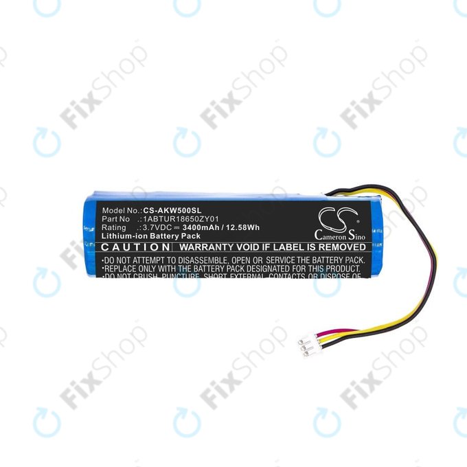Батерия за Akai 5000 Solo, Ewi 5000, 3400mAh, Li-Ion, 3.7V, 1ABTUR18650ZY01, HQ