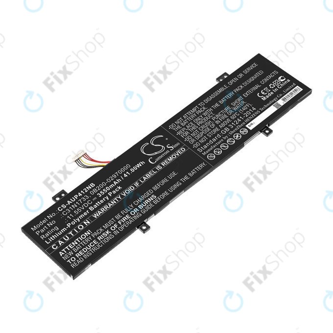 Батерия за Asus VivoBook Flip 14 Tp412fa/ua, 3550mAh, Li-Pol, 11.55V, C31N1733, HQ