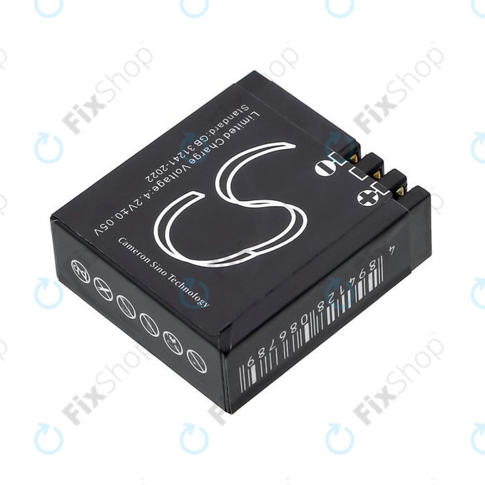 Батерия за SJCAM SJ4000, SJ5000, 900mAh, Li-Ion, 3.7V, SJ4000B, HQ