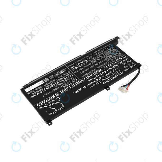 Батерия за HP Pavilion Gaming 15,16, Spectre X360 15, 4500mAh, Li-Pol, 11.55V, 3ICP6/60/72, HQ