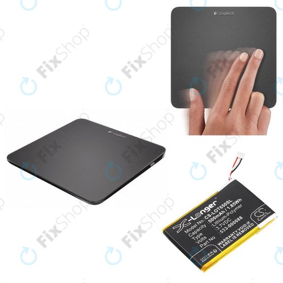 Батерия за Logitech Mx Master, 500mAh, Li-Pol, 3.7V, 533-000088, HB303450, HQ