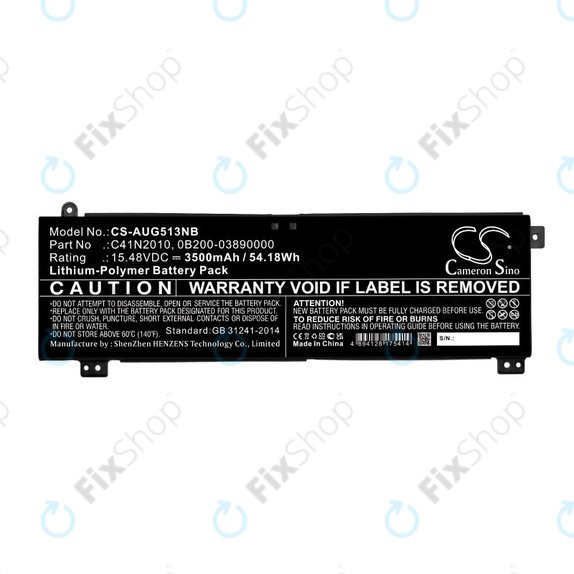 Батерия за Asus ROG Strix G15, G17, 3500mAh, Li-Pol, 15.48V, C41N2010, HQ