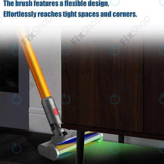 Подова глава с LED зелена светлина за Dyson V12