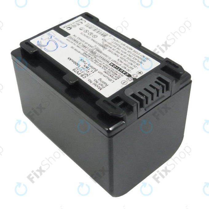 Батерия за Sony DCR-DVD, HC, SR, HDR-CX, HC, PJ, XR, NEX-VG, 1500mAh, Li-Ion, 7.4V, NP-FV70, HQ