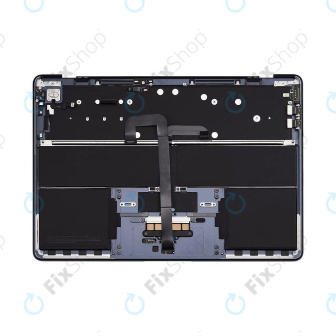 Горен корпус с клавиатура за MacBook Air 13", A3113 (2024), с US клавиатура и батерия, Midnight, 661-40230, Genuine Apple
