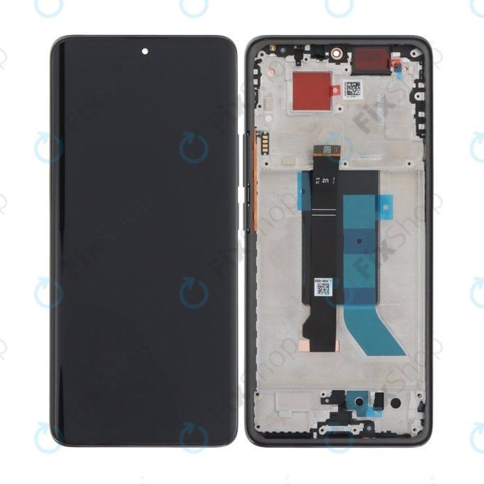 Дисплей OLED за Xiaomi Redmi Note 14 Pro 5G 24090RA29G, Midnight Black, Тъчскрийн с рамка