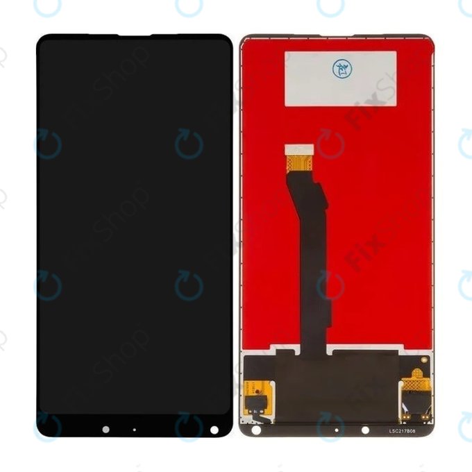 дисплей за Xiaomi Mi Mix 2S, Тъчскрийн без рамка, черен, Black, TFT
