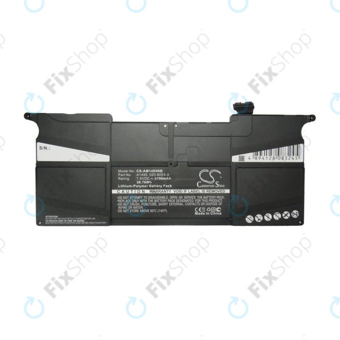 батерия за MacBook Air 11" A1465 (средата на 2013 – началото на 2015), A1495, 5100mAh, HQ