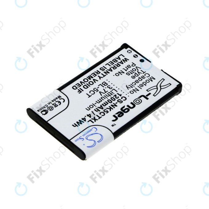 Батерия за Nokia 5220, 5630, 6303, 6700, C5, 1200mAh, Li-Ion, 3.7V, BL-5CT, HQ