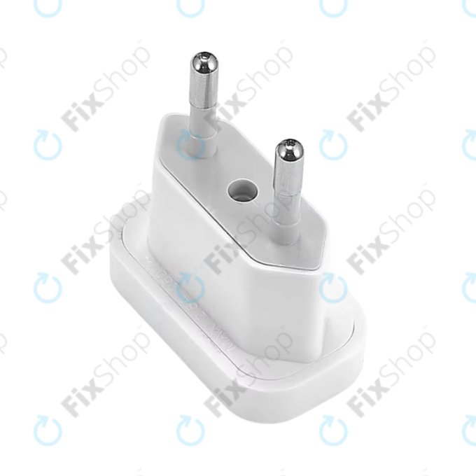 Захранващ адаптер 220V US към EU, White, Бял