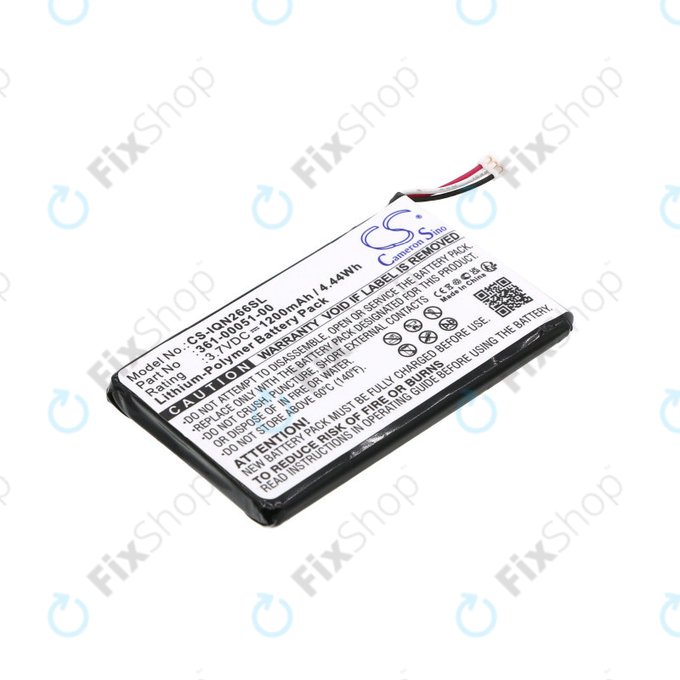 Батерия за Garmin Nüvi 2660, 1200mAh, Li-Pol, 3.7V, 361-00051-00, HQ
