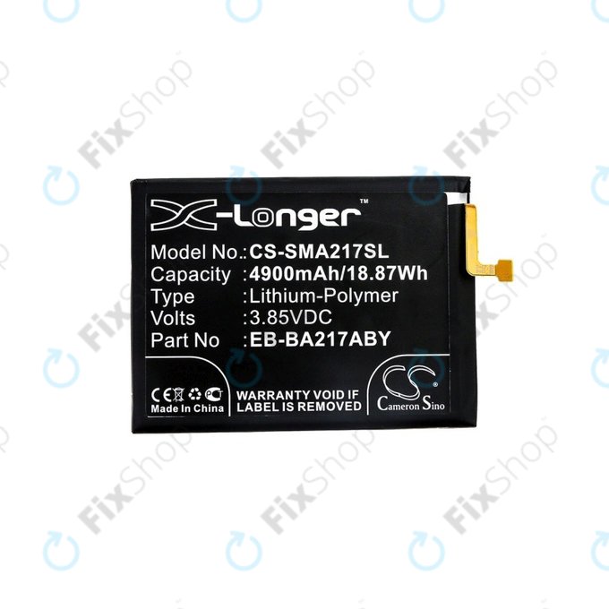 Батерия за Samsung A04s, 4900mAh, Li-Pol, 3.85 V, EB-BA217ABY, HQ