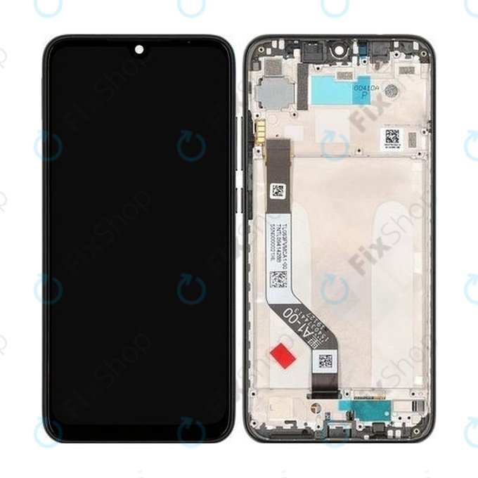 дисплей за Xiaomi Redmi Note 7, Тъчскрийн и рамка, черен, Black, TFT