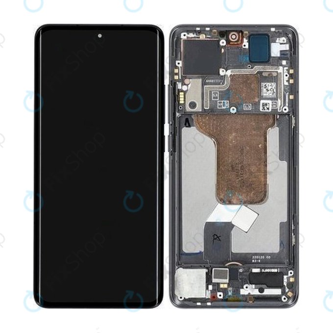 дисплей за Xiaomi 12, 12X, Тъчскрийн и рамка, TFT, 5600030L3A00, 56000300L300, Gray, Genuine Service Pack