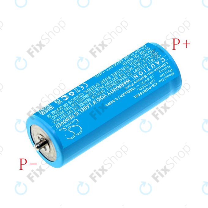 Батерия за Braun Silk-épil 5, Silk-épil 7, Silk-épil 9, 1900mAh, Li-Ion, 3.6V, UR18500L, HQ