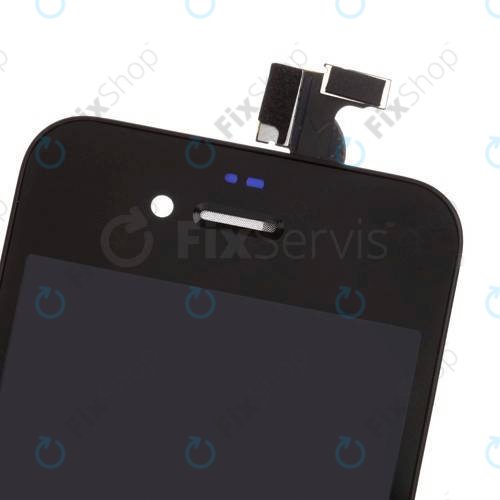 Дисплей за iPhone 4S, Black, Тъчскрийн с рамка