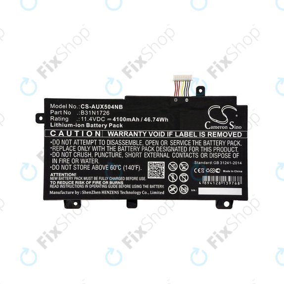 Батерия за Asus TUF 504, 505, 554, 656, FX504, Tuf Gaming A15, 4100mAh, Li-Ion, 11.4V, B31N1726, HQ
