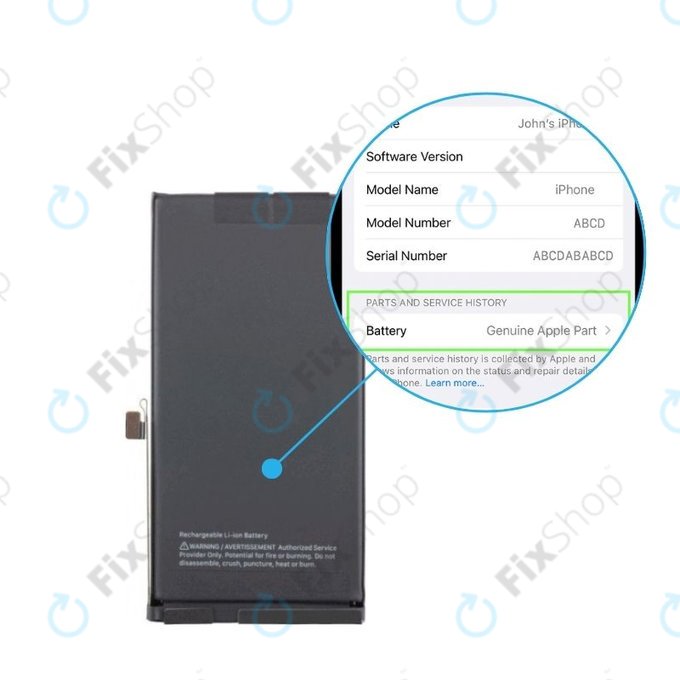 Батерия за iPhone 14, 3279mAh, 661-30373, Genuine Apple