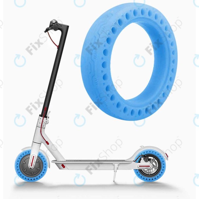 Издръжлива напълно безкамерна гума (Type 1) за Xiaomi Mi Electric Scooter 1S, 2 M365, Essential, Pro, Pro 2, син, Blue