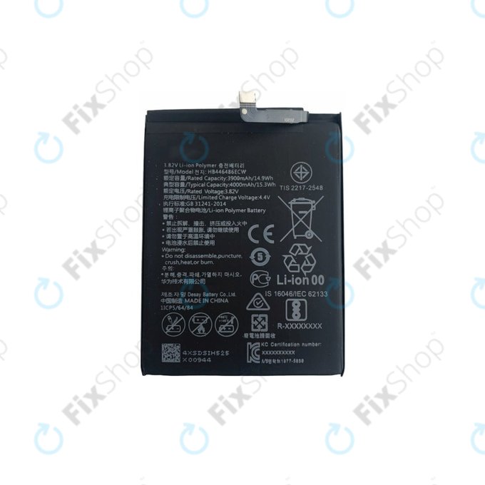 Батерия за Huawei P Smart Z, Honor 9X, P20 Lite (2019), HB446486ECW, 4000mAh