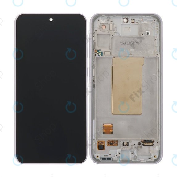 Дисплей за Samsung A36 A366E, Awesome Lavender, Тъчскрийн с рамка, TFT