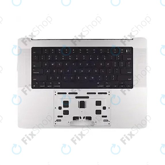 Горен корпус с клавиатура за MacBook Pro 16", A3403 (2024), с US клавиатура и батерия, Silver, 661-42824, Genuine Apple