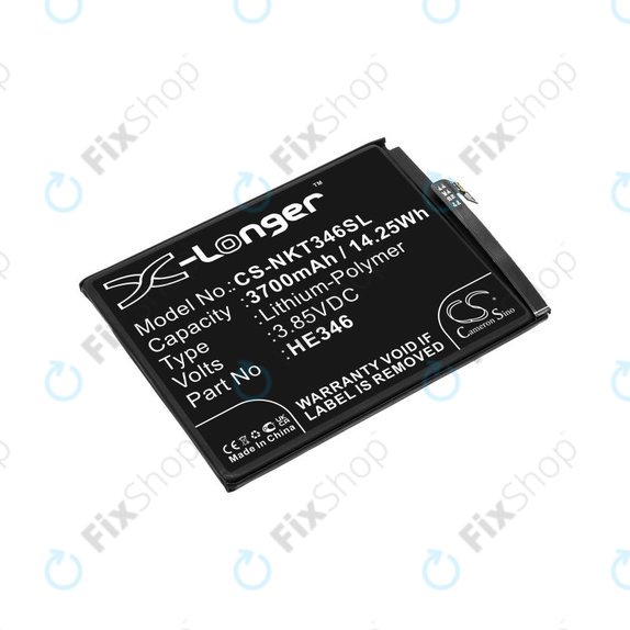 Батерия за Nokia 7 Plus, 3700mAh, Li-Pol, 3.85 V, HE346, HQ