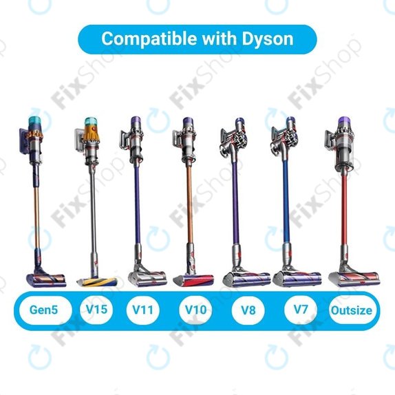 Подова глава с LED зелена светлина за Dyson V-series, Outsize