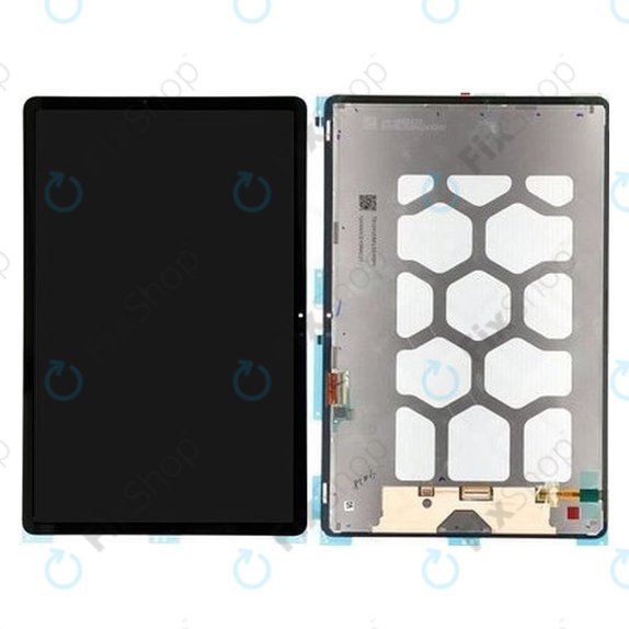 LCD дисплей за Samsung Tab S7 FE 5G T736B, Тъчскрийн и рамка, Mystic Black, GH82-25897A, Genuine Service Pack