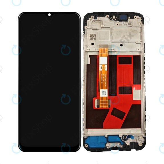 дисплей за Oppo A38 CPH2579, Тъчскрийн и рамка, Glowing Black, TFT