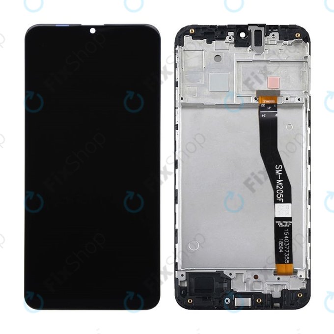 дисплей за Samsung M20 M205F, тъчскрийн, черен, Black, TFT