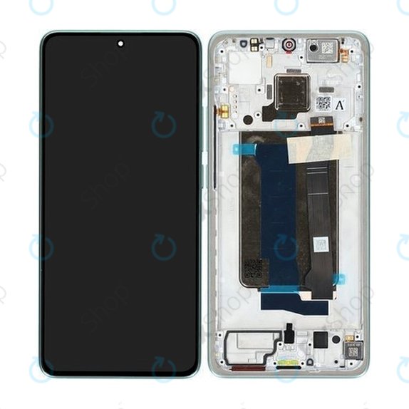 Дисплей за Xiaomi Poco X7 Pro 2412DPC0AG, Green, Тъчскрийн с рамка, 56000200O1000 Genuine Service Pack
