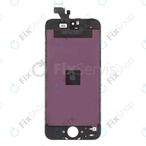 Дисплей за iPhone 5, Black, Тъчскрийн с рамка