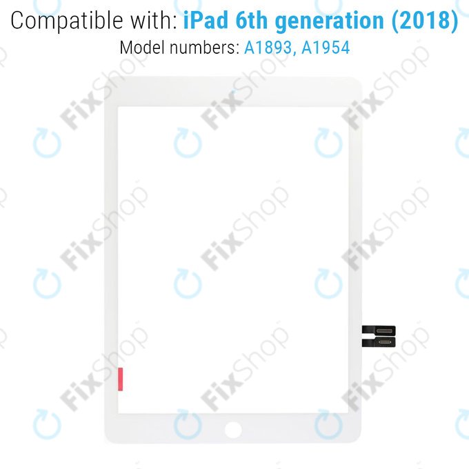 Тъчскрийн за iPad (6th Gen 2018), White