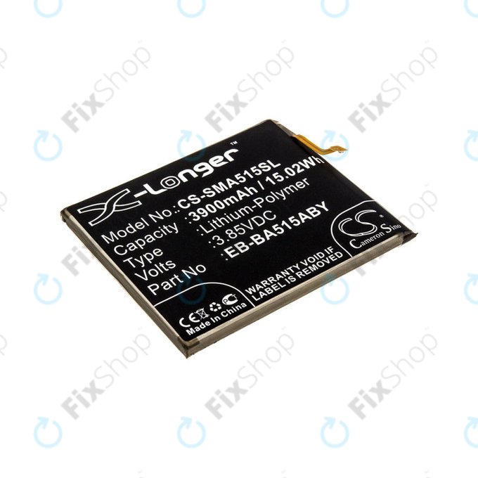 Батерия за Samsung A51 A515F, 3900mAh, Li-Pol, 3.85 V, EB-BA515ABY, HQ