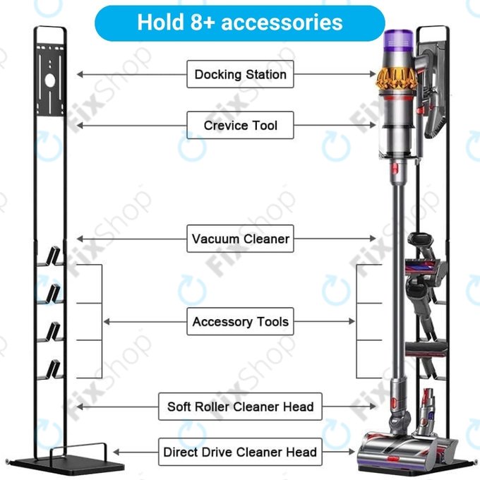 Стойка с колела за Dyson V-series, Outsize, Gen5detect, DC-series