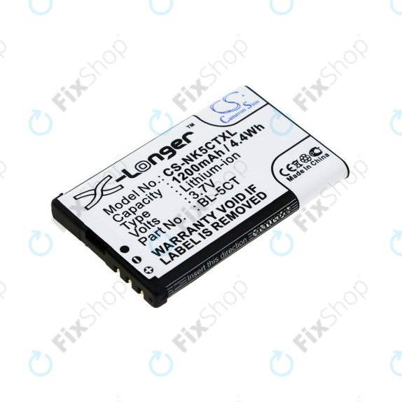 Батерия за Nokia 5220, 5630, 6303, 6700, C5, 1200mAh, Li-Ion, 3.7V, BL-5CT, HQ