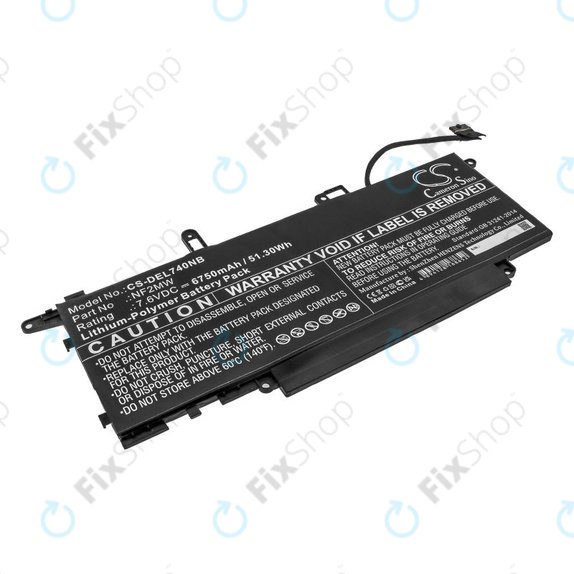 Батерия за Dell Latitude 7310 2-in-1, 7400 2-in-1, 6750mAh, Li-Pol, 7.6V, NF2MW, HQ