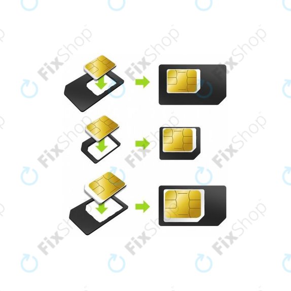 SIM адаптер 3 в 1 (NanoSIM, MicroSIM, MiniSIM) + отварачка за SIM слот