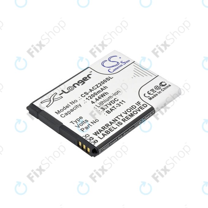 Батерия за Acer Liquid Z200, BAT-311, Li-ion, 3.7V, 1200mAh, HQ