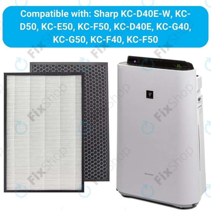 Sharp KC-series - HEPA филтър (Активен въглен)