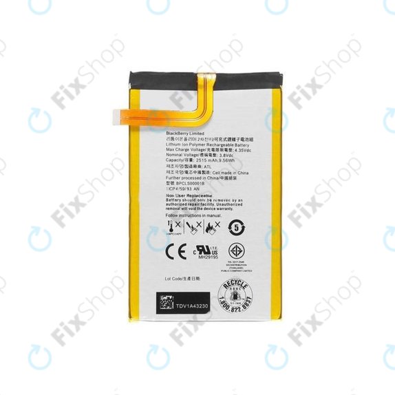 Батерия за Blackberry Classic Q20, BPCLS00001B, 2515mAh