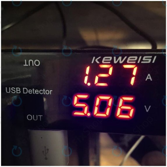 USB тестер за зареждане на смартфони (IN/OUT), Keweisi