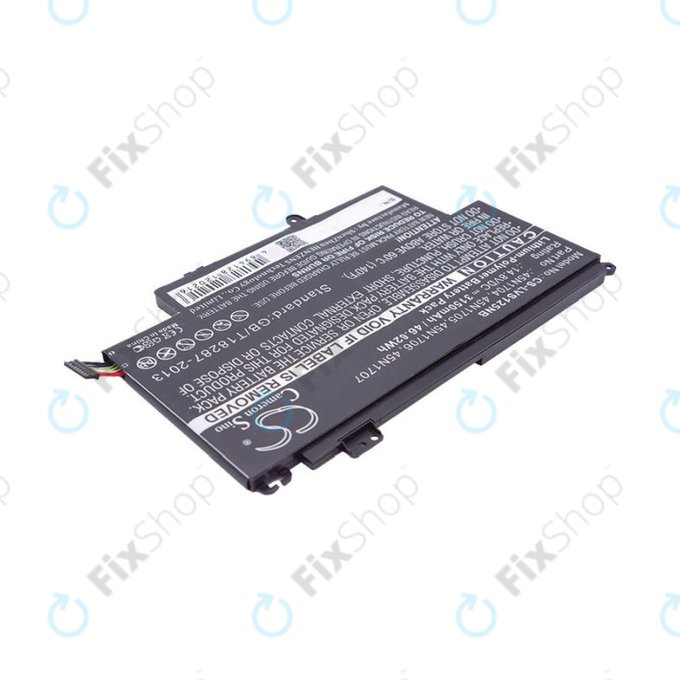 Батерия за Lenovo ThinkPad Yoga 12, Yoga S1, 3150mAh, Li-Pol, 14.8V, 45N1704, HQ