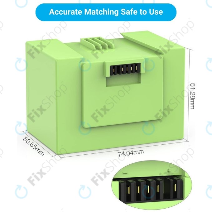 Батерия за iRobot Roomba e-series, i-series, ABL-D1, 4624864, ABL-D2, Li-Ion 14.4V 3400mAh