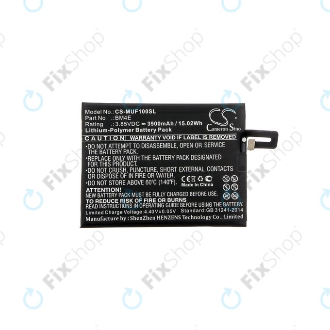 Батерия за Pocophone M1805e10a, Pocophone Poco F1, 3900mAh, Li-Pol, 3.85 V, BM4E, HQ