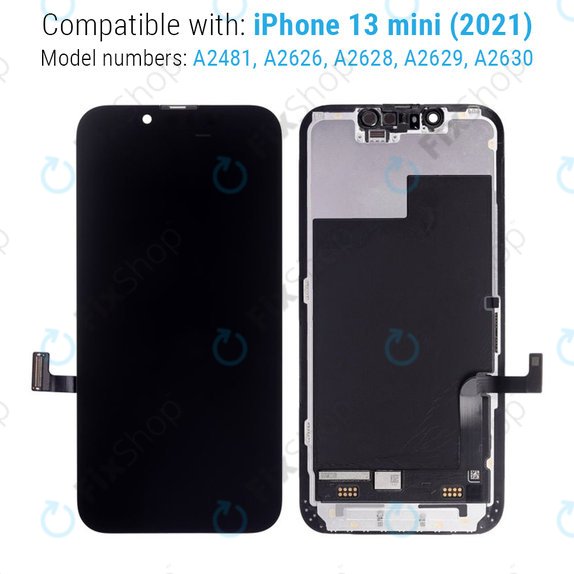 Дисплей за iPhone 13 Mini, Тъчскрийн с рамка, Refurbished