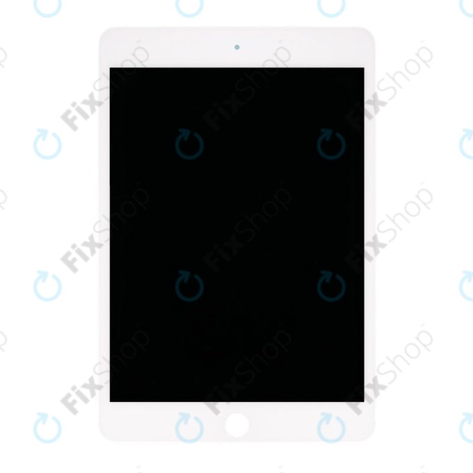 LCD дисплей за iPad Mini 5, White, Тъчскрийн без рамка
